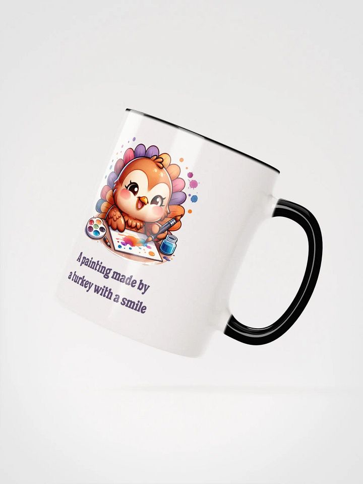 A Painting Made By A Turkey With A Smile Mug product image (5)