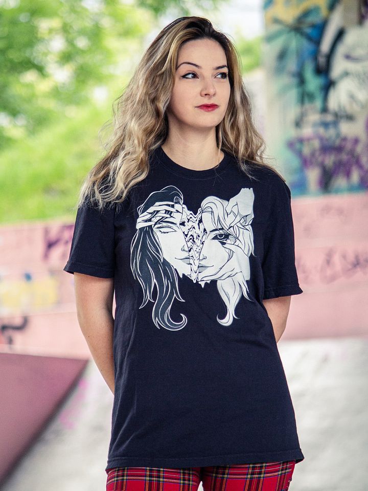Shattered T-Shirt (Black) product image (1)