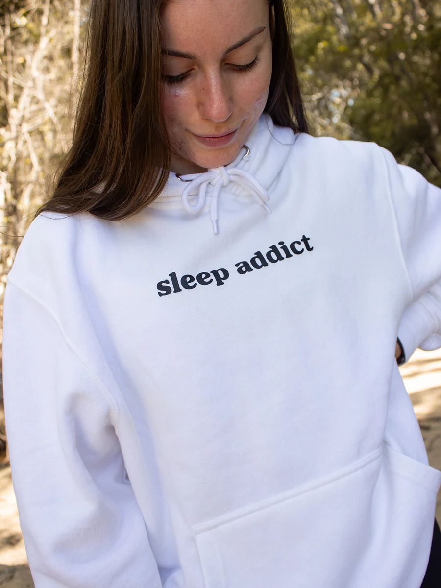 Sleep Addict Premium Hoodie White product image (5)