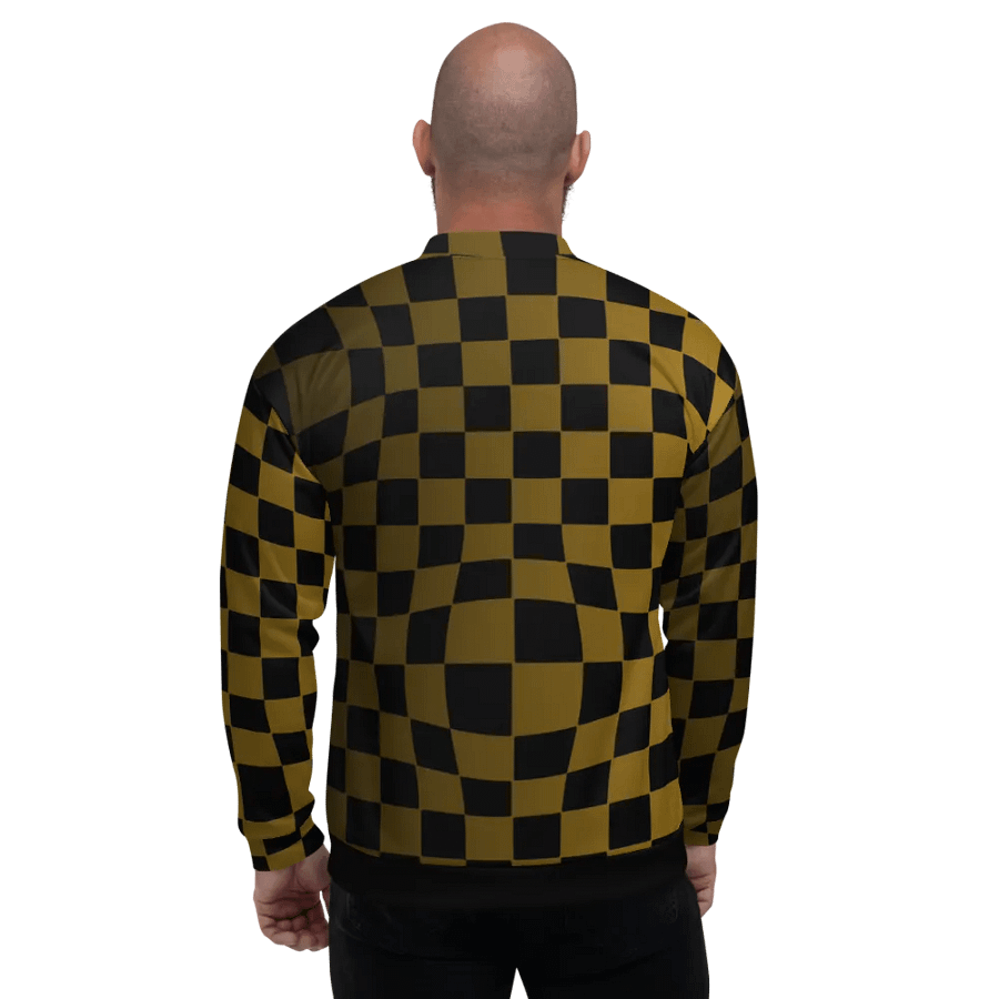 Kaleidoscope Illusion All-Over Bomber Jacket_Gold product image (5)