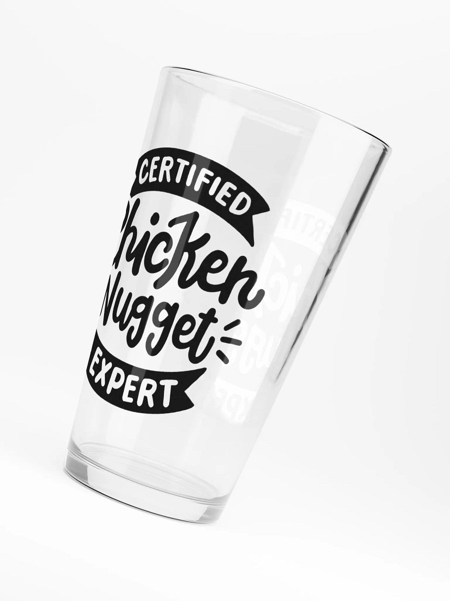 Chicken Nugget Expert-Shaker Pint Glass product image (4)