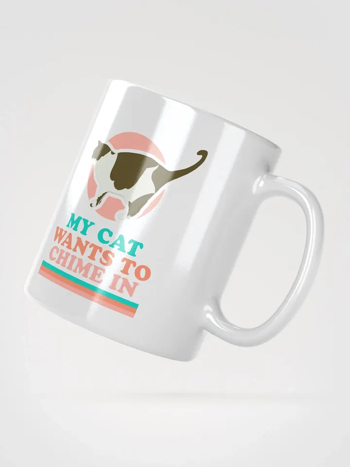 Cat Chime - White Mug product image (4)