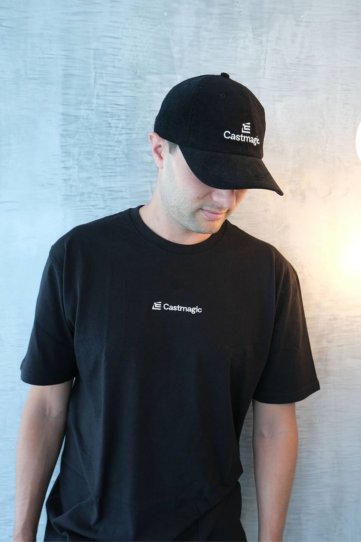 Castmagic Black Corduroy Dad Hat product image (1)