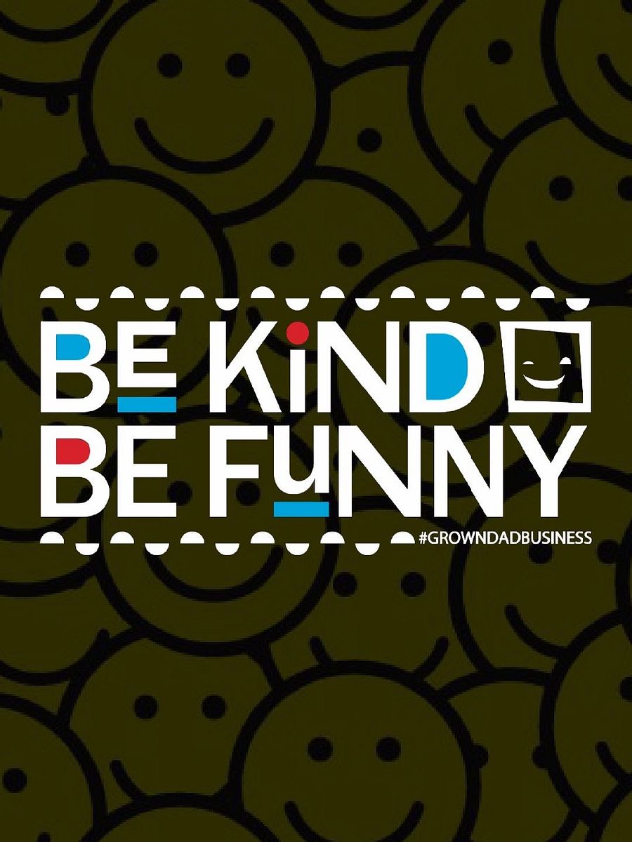 'Be Kind Be Funny' Hoodie | +7 Colors | white on dark product image (4)
