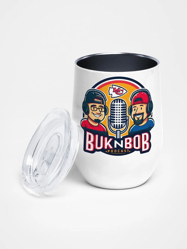 Buk N Bob Podcast Wine Tumbler product image (2)