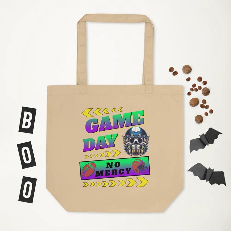 Game Day No Mercy Football Eco-Friendly Tote Bag product image (5)