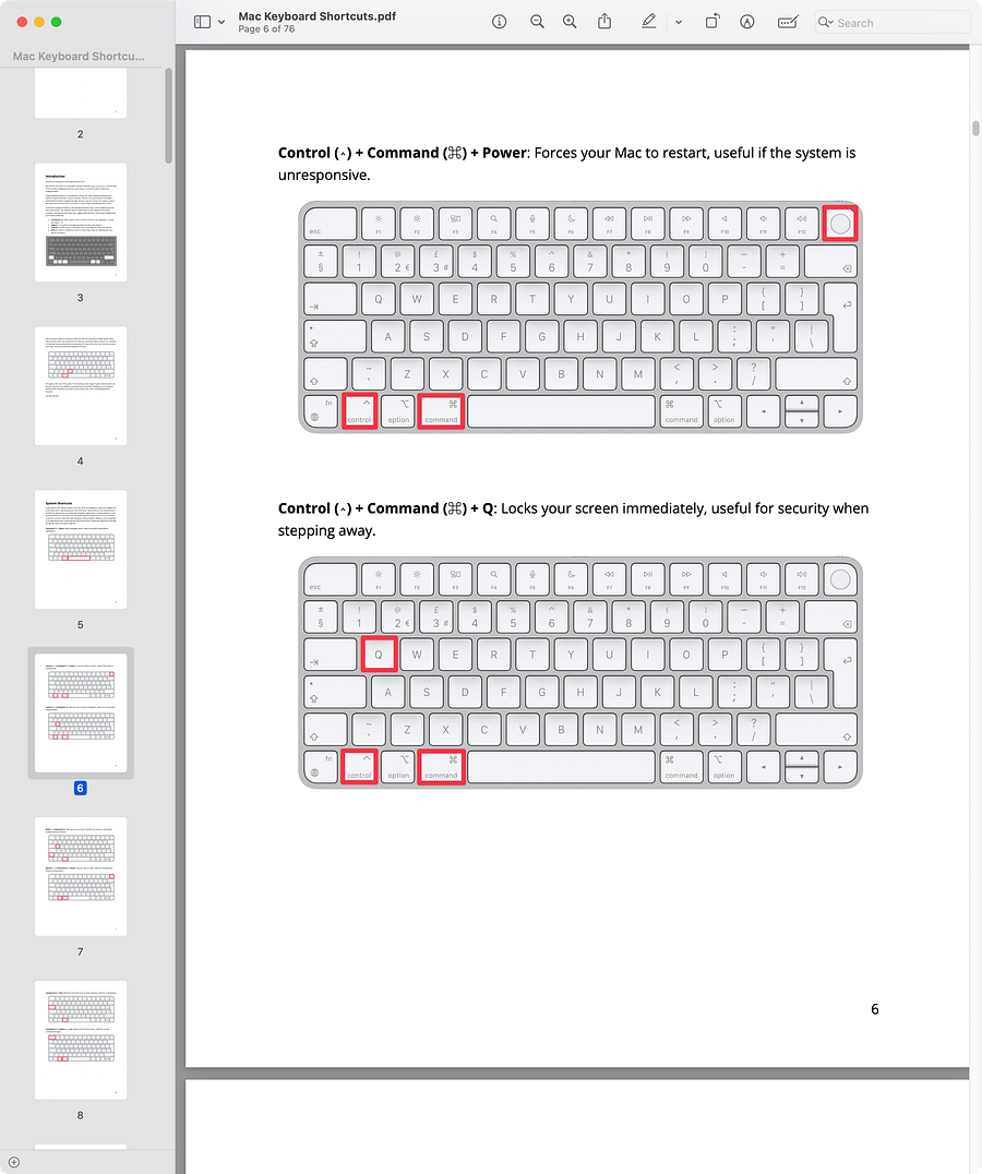 Mac Keyboard Shortcuts - The Ultimate Guide! product image (3)