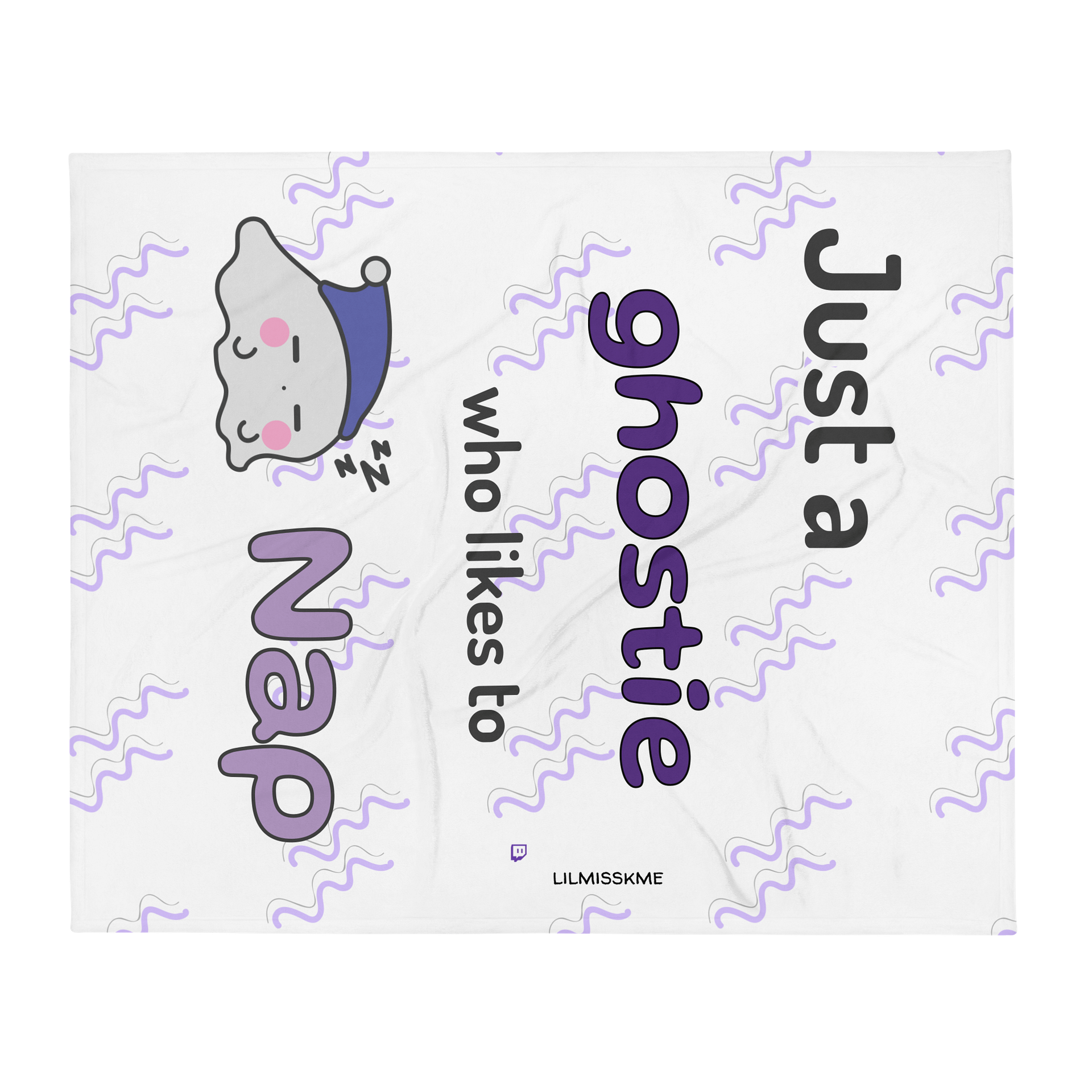 Just A Ghostie Who Likes to Nap | Blanket | product image (1)