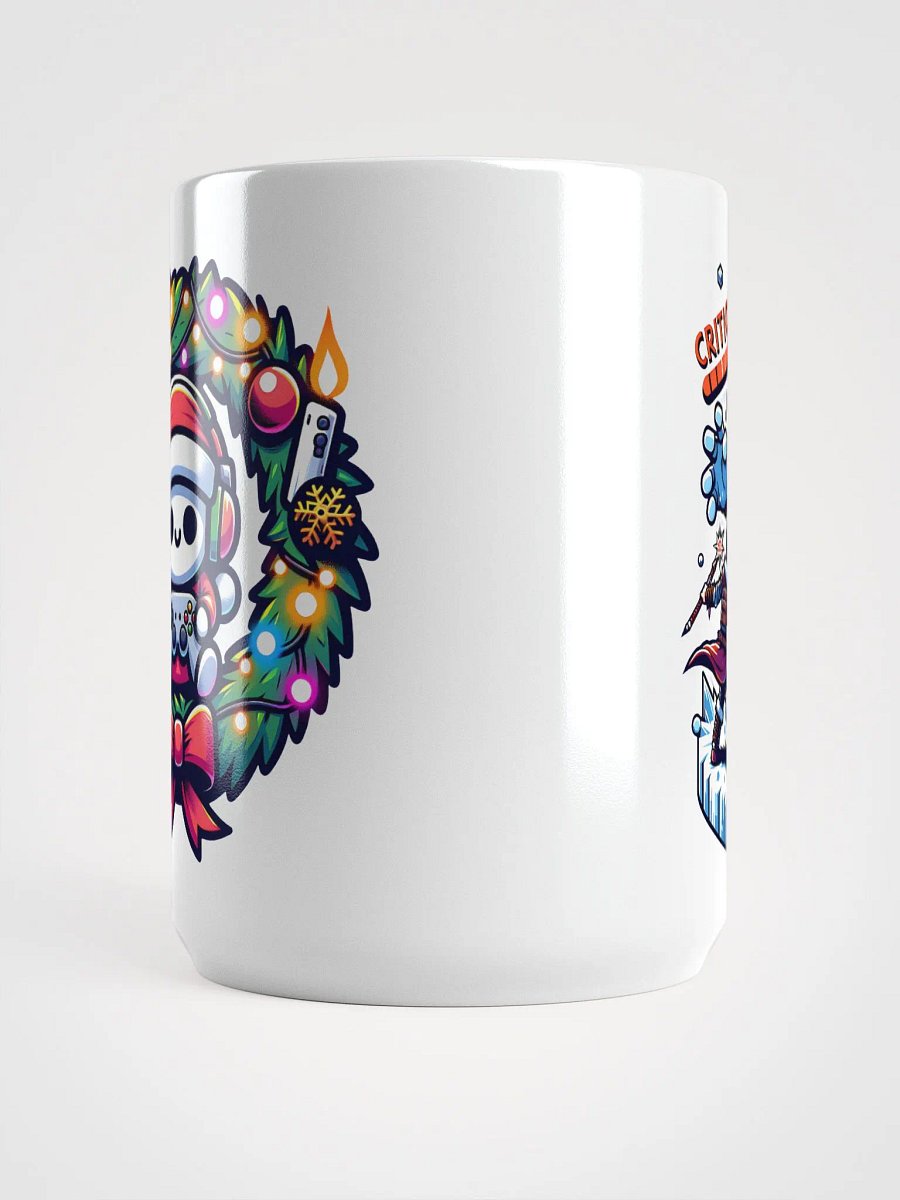 Epic Snowman Boss Fight Mug – RPG Winter Adventure product image (6)