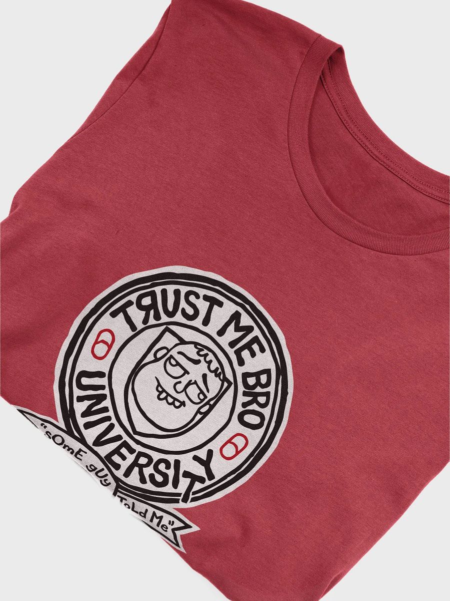 Trust Me Bro University T-shirt - big crest product image (9)