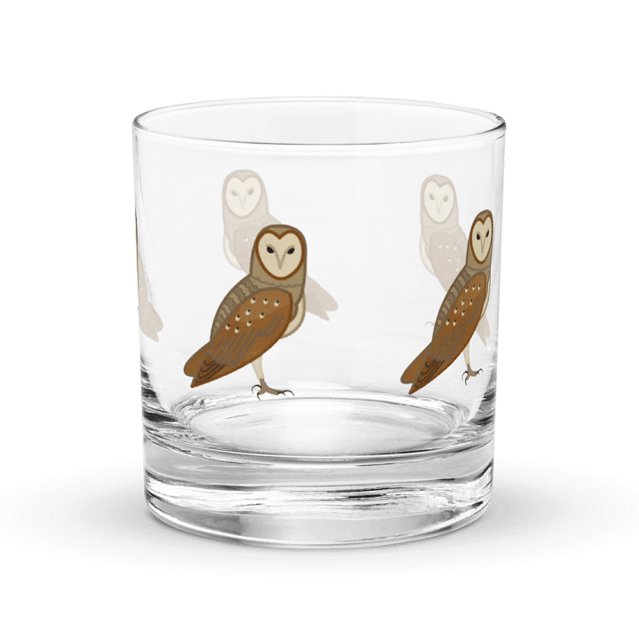 Owl Love You Forever Rocks Glass 1 product image (2)
