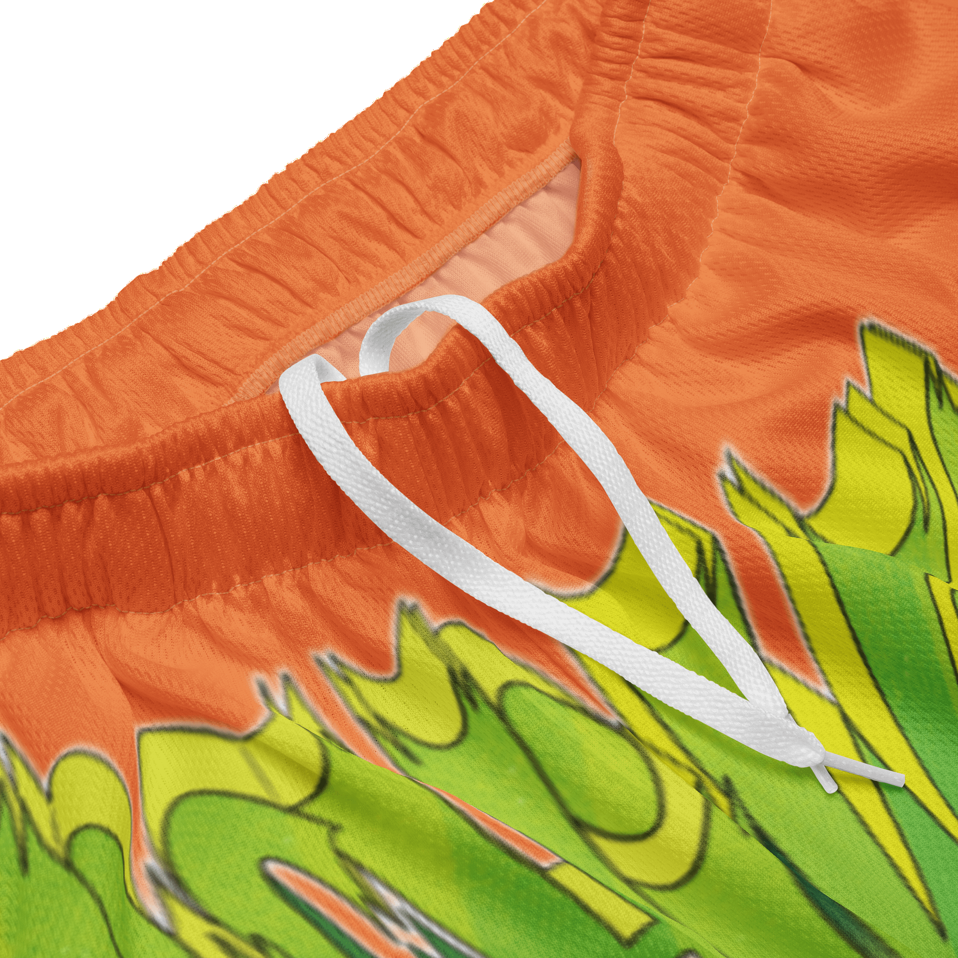 KONNICHIWA - Orange Mesh Shorts (with pockets) product image (2)
