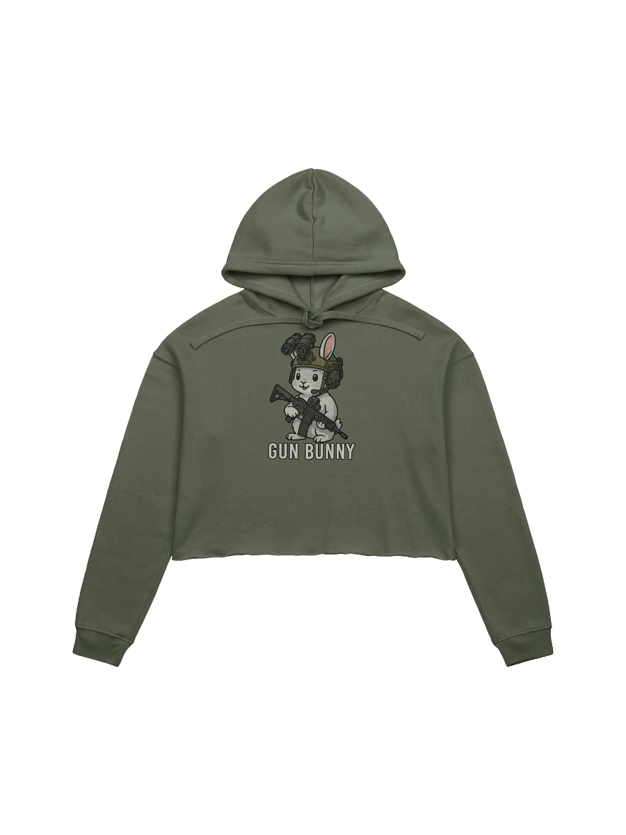 Women's Gun Bunny Crop Hoodie product image (1)