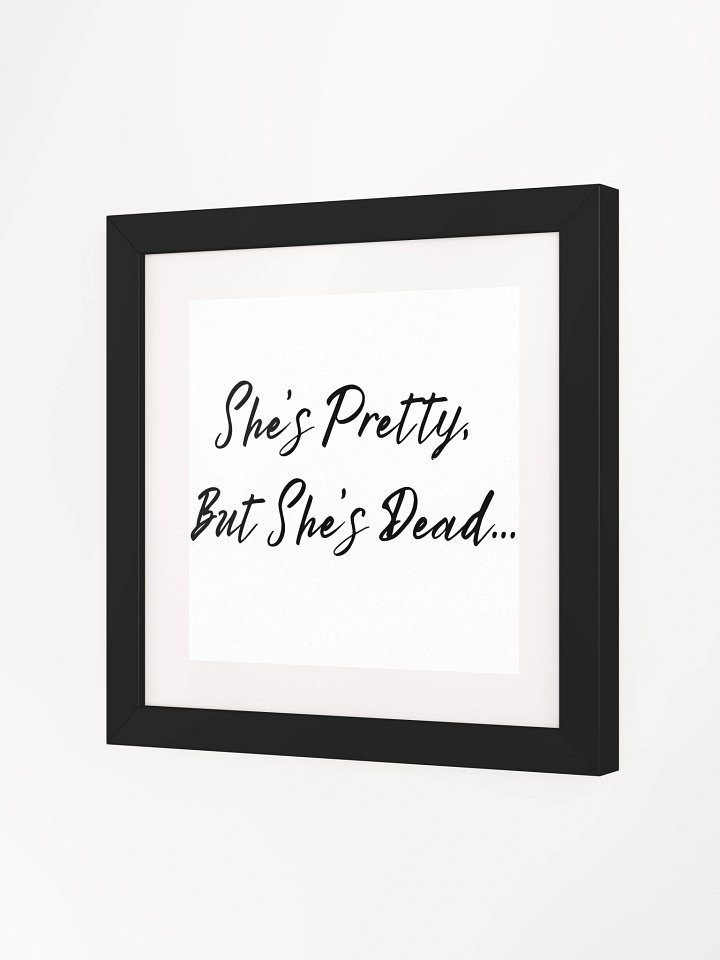 She's Pretty.. Framed Canvas product image (23)