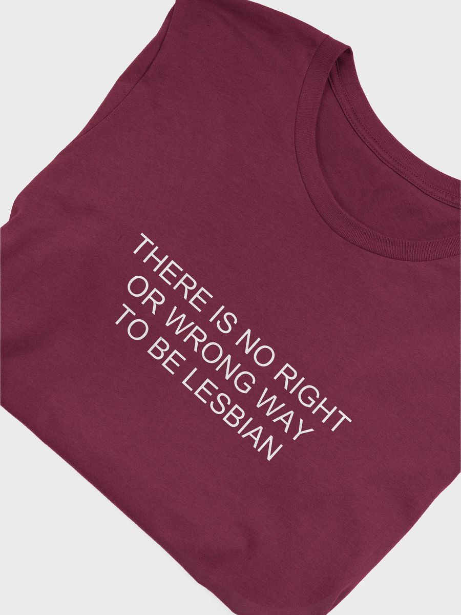 no wrong way to be lesbian t-shirt product image (5)