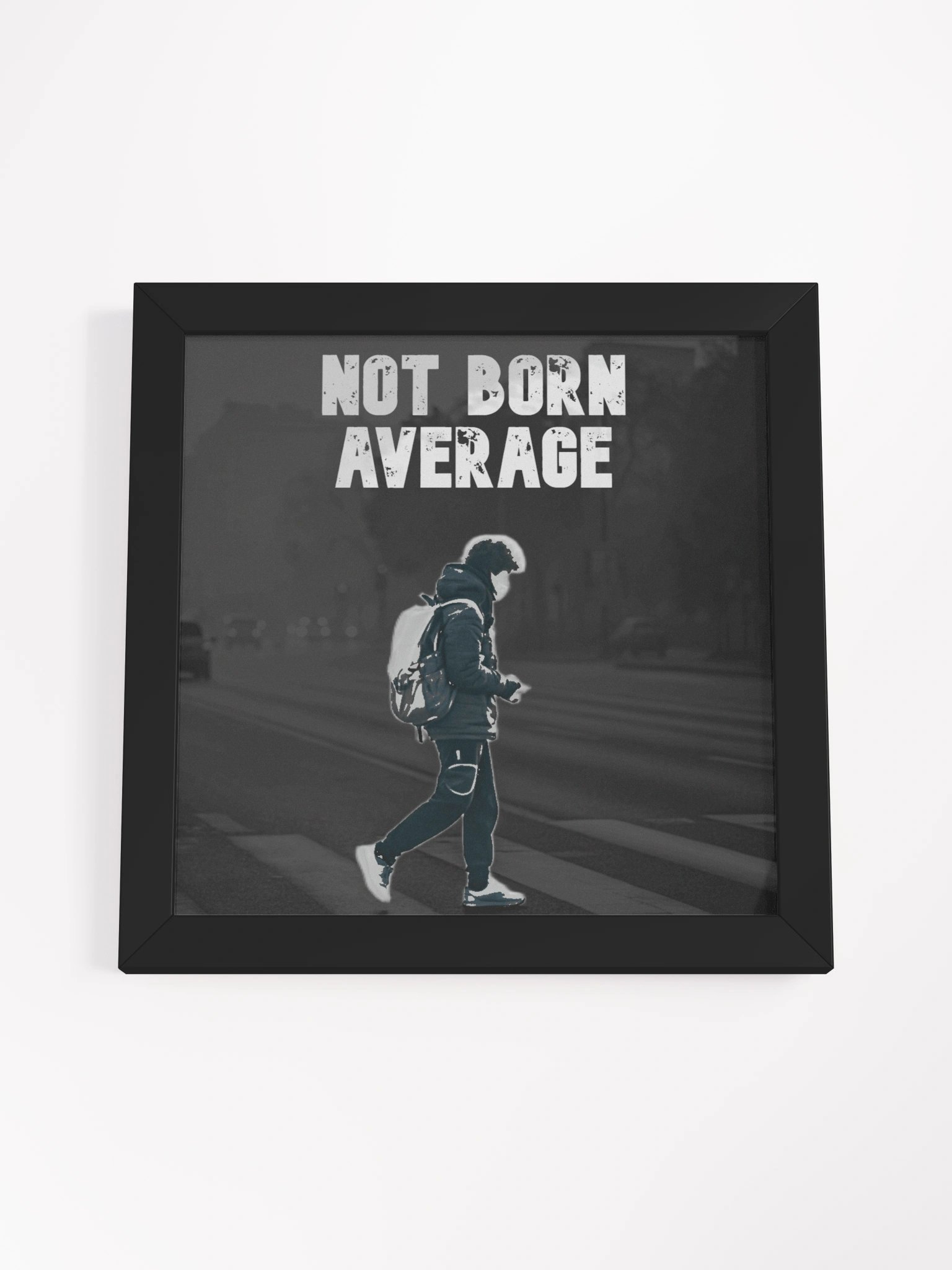 Not Born Average Hooded Streetwear Poster product image (17)
