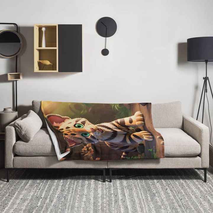 Endangered Species - Mexico - Ocelot Throw Blanket product image (1)