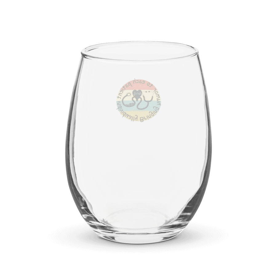 Bringing humor to each patient individually Stemless Wine Glass product image (2)