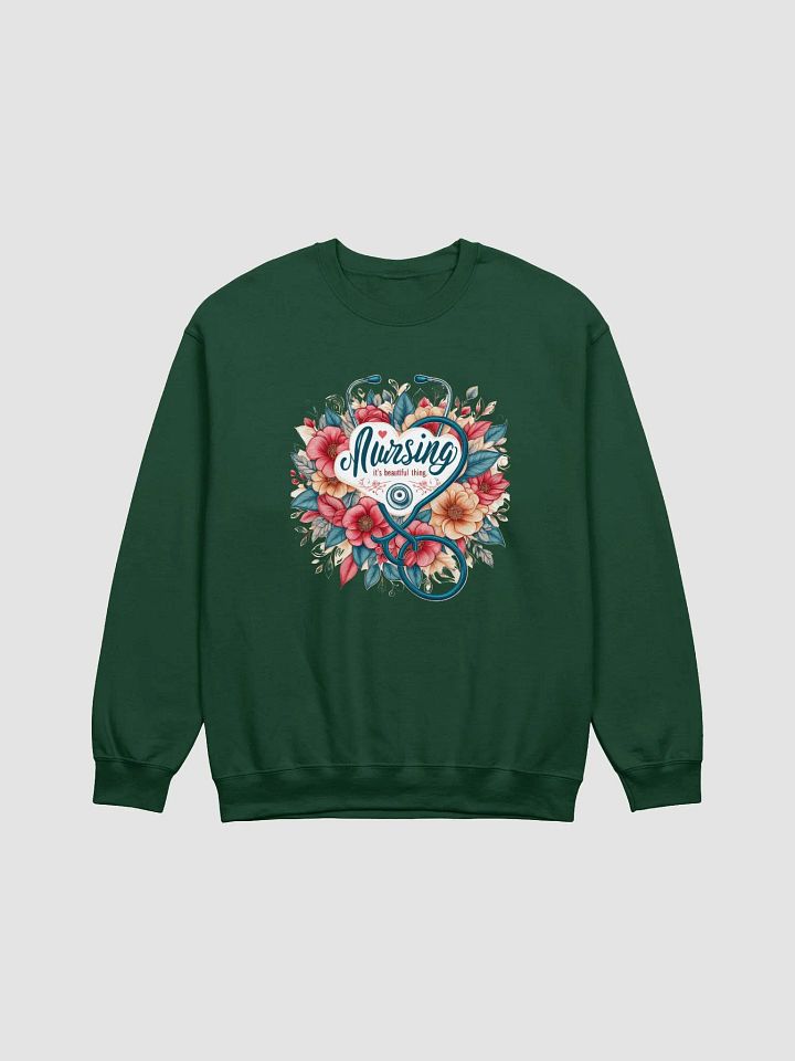 Floral Nursing Heart Crewneck product image (1)