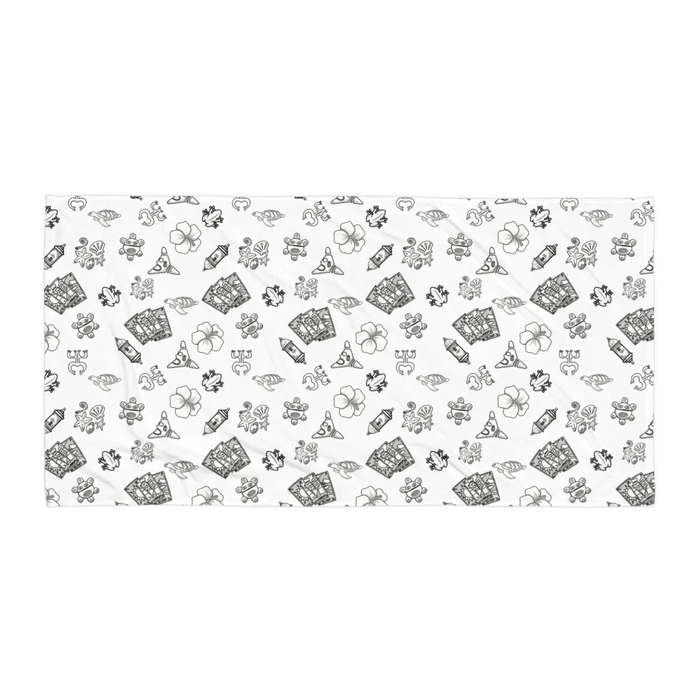 Sun, Sand, and Borinken Towel product image (1)
