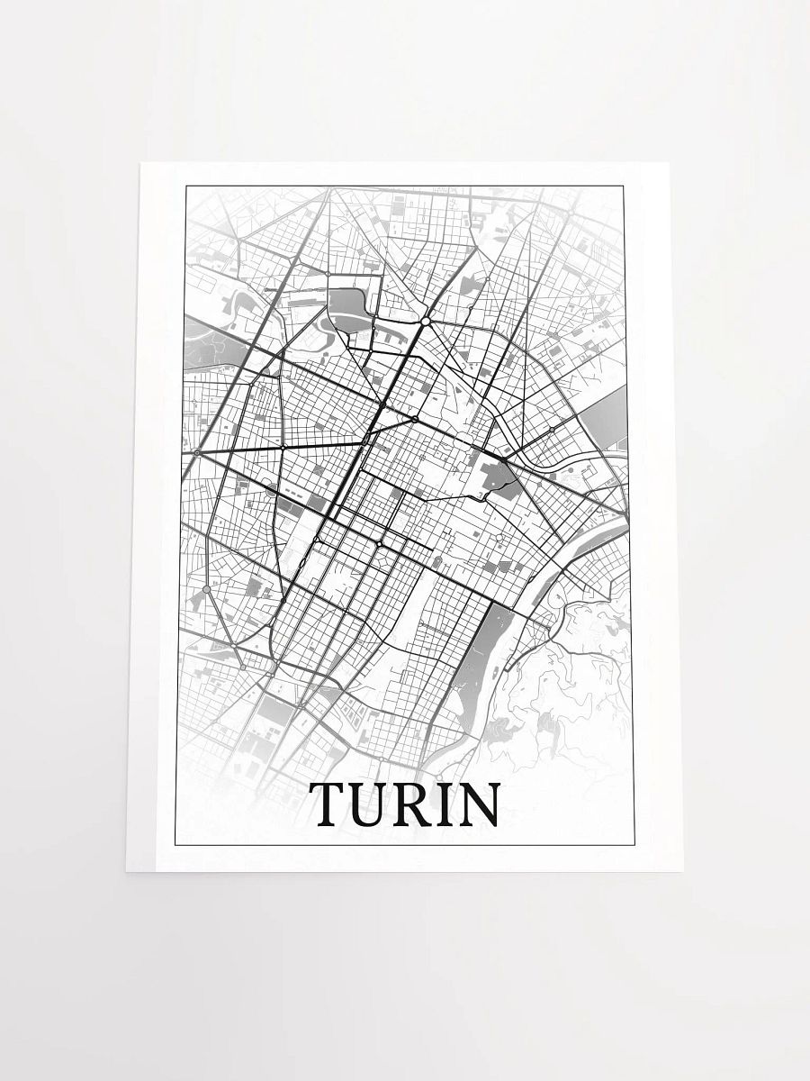 Turin, Italy, city map print product image (19)