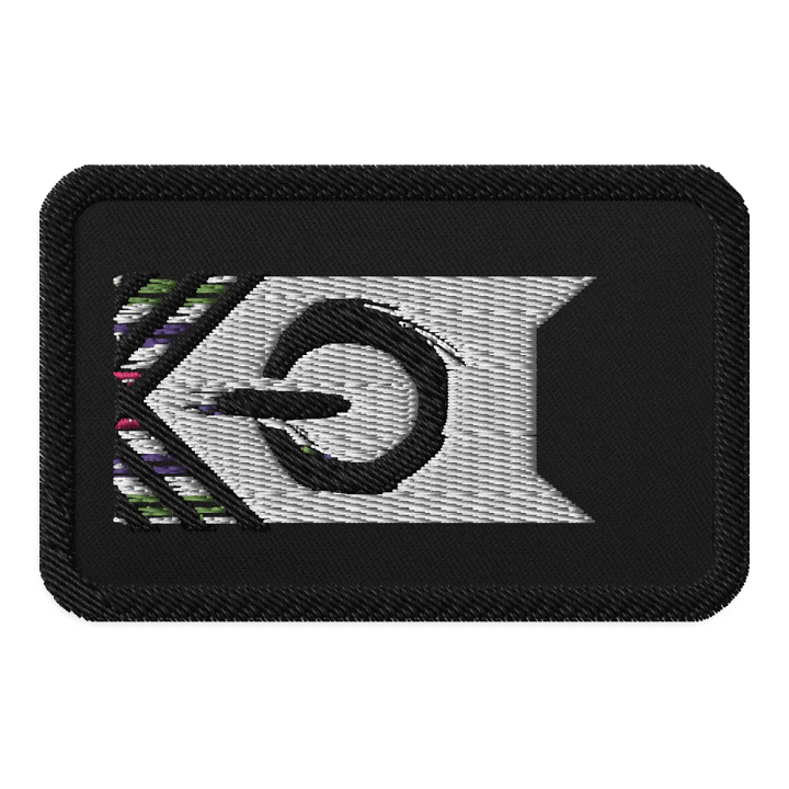 OptimusProcrastinus PowerUP Patch (White on Black) product image (1)