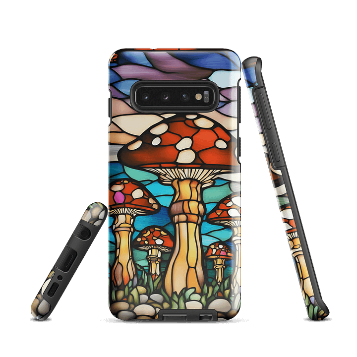 Stained glass Psychedelic shroom Tough Case product image (1)