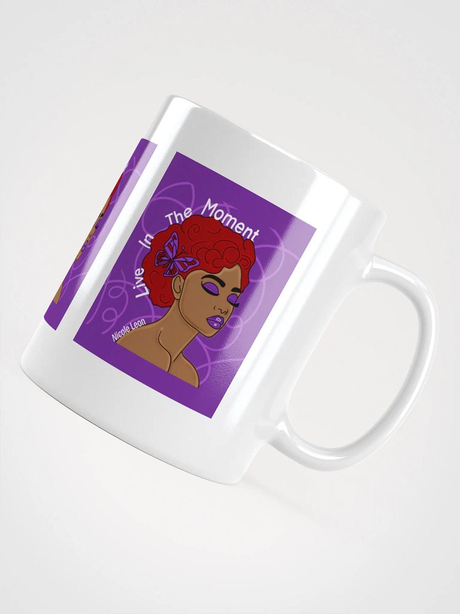 Live In The Moment Triptych White Glossy Mug product image (4)