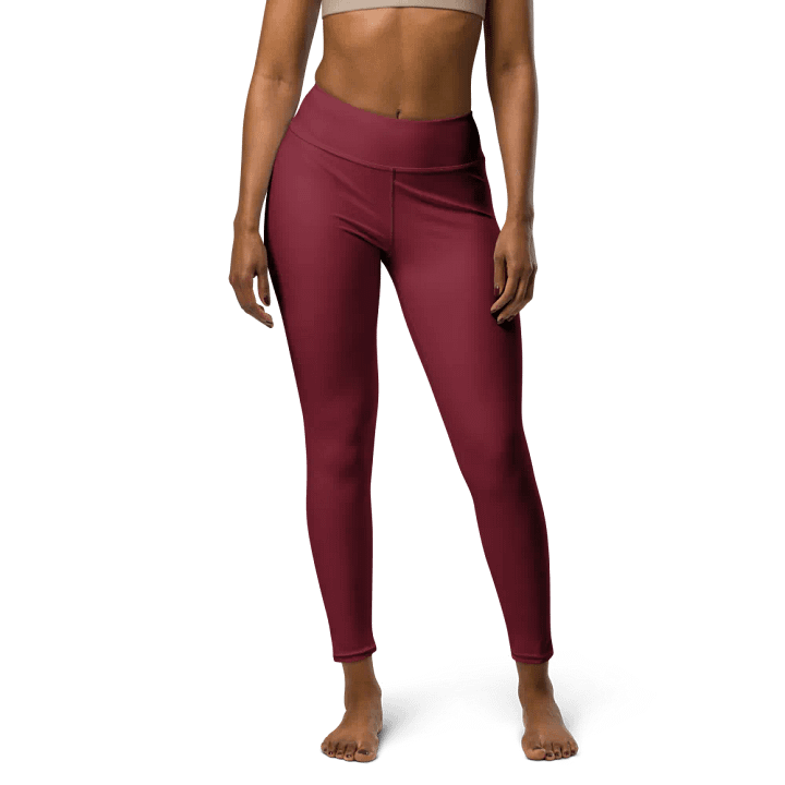Crimson Crush High-Waisted Athletic Leggings product image (1)