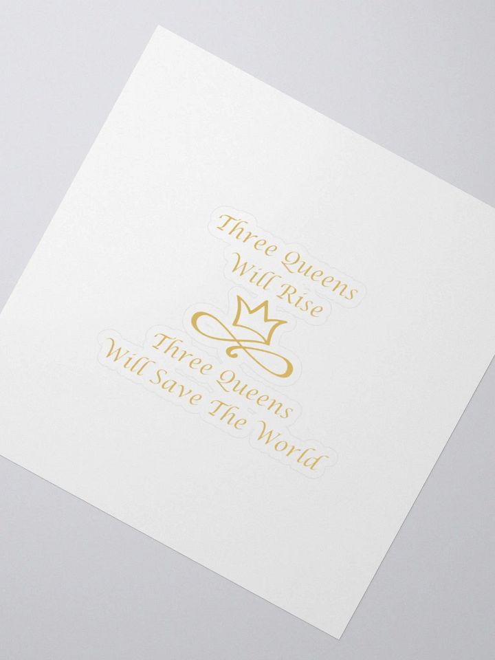 Three Queens Kiss Cut Stickers product image (2)