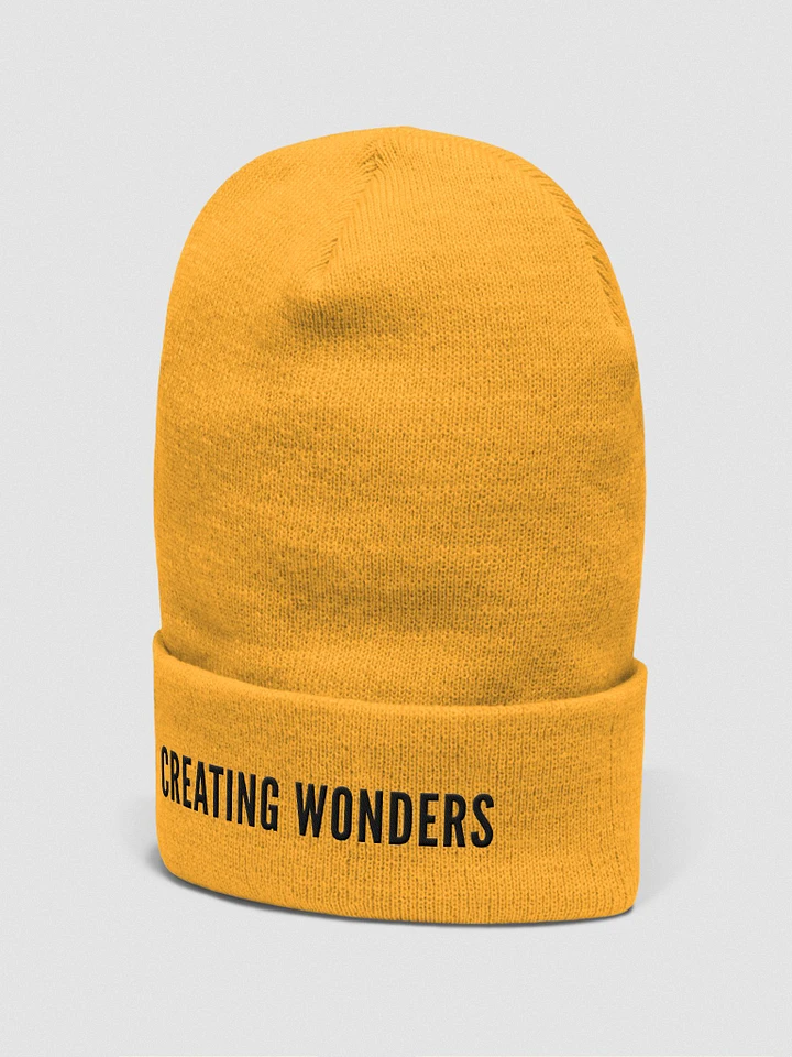 Creating Wonders - Gold Beanie product image (2)