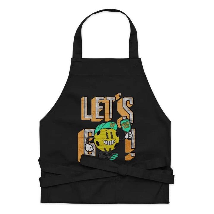 Lets Go Pickleball Mascot Adventure Time Organic Cotton Apron product image (1)