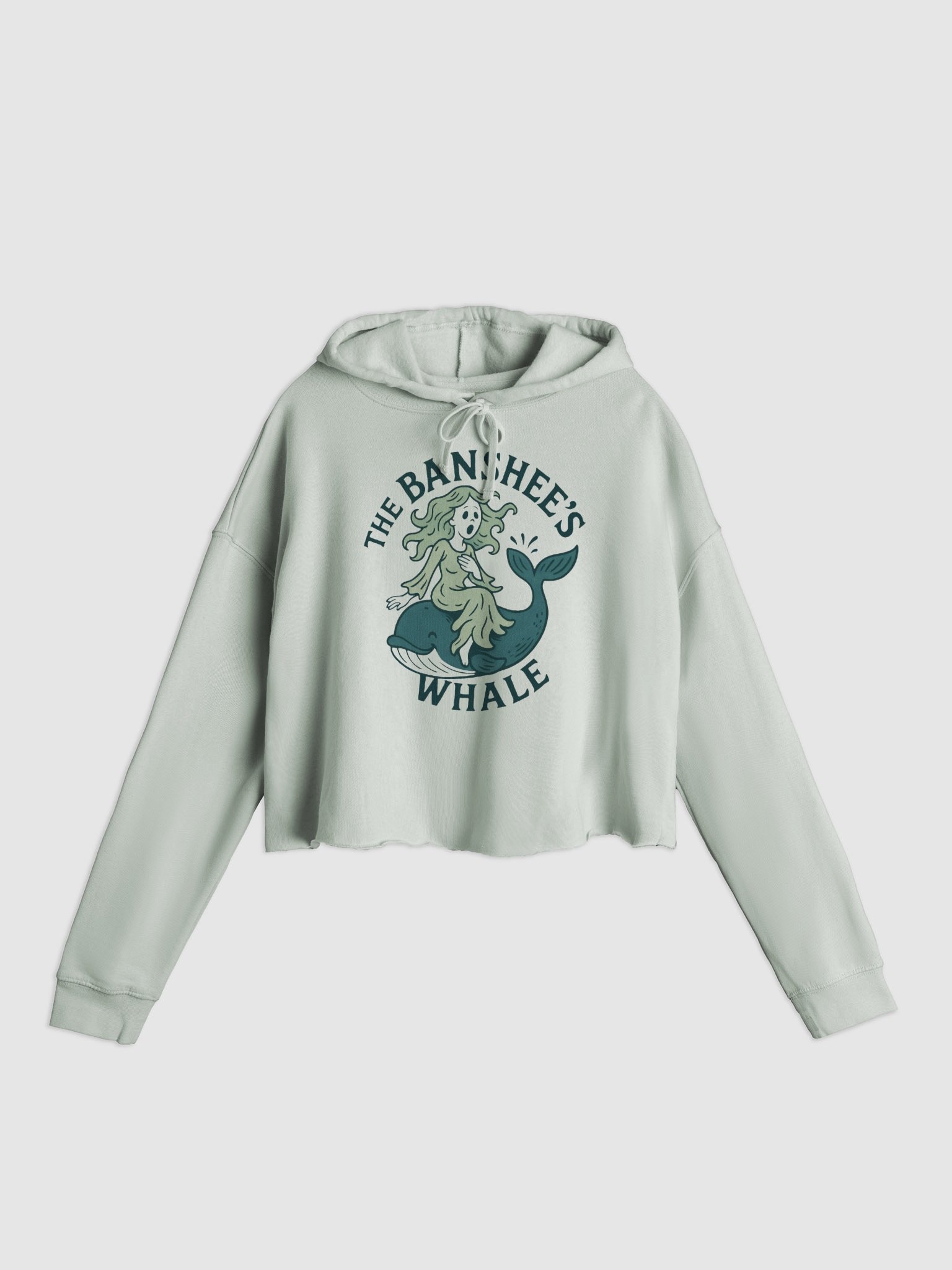 The Banshee's Whale Crop Top Hoodie product image (1)