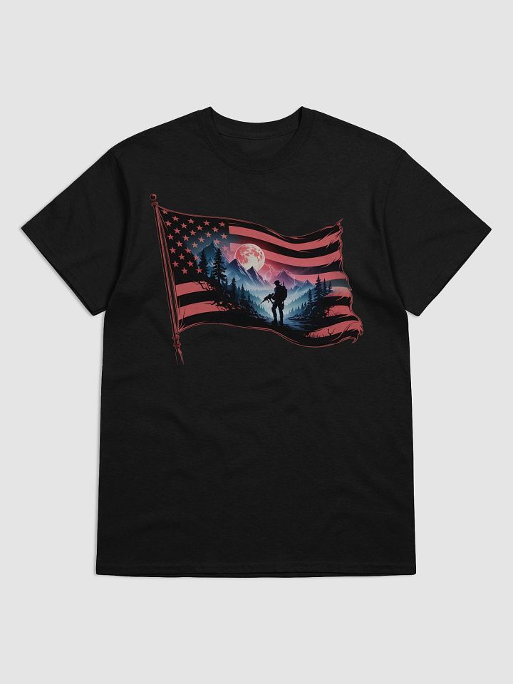 Patriotic Soldier Silhouette Tee product image (1)