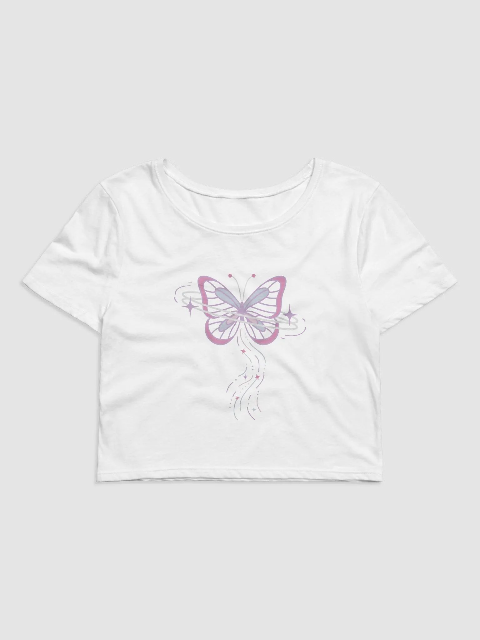 Upward Butterfly Baby Tee product image (7)