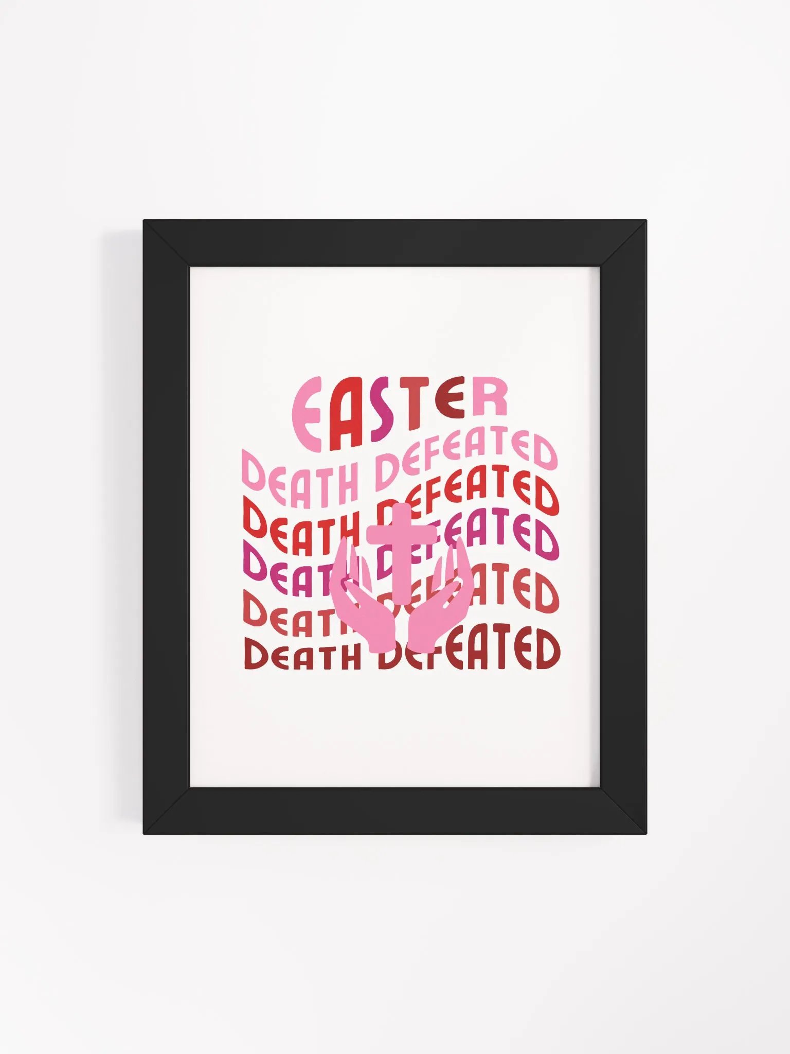 EASTER: Death Defeated Organic Frame Poster product image (4)