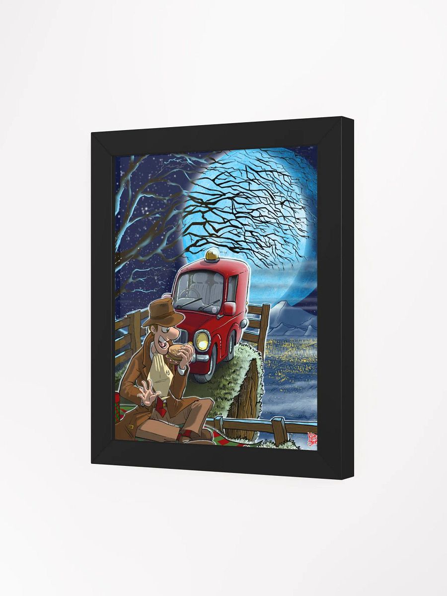 Lunch with Shamus Gumshoe FRAMED POSTER product image (3)