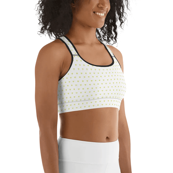 Pastel Heart Seamless Pattern Sports Bra - V8 product image (1)