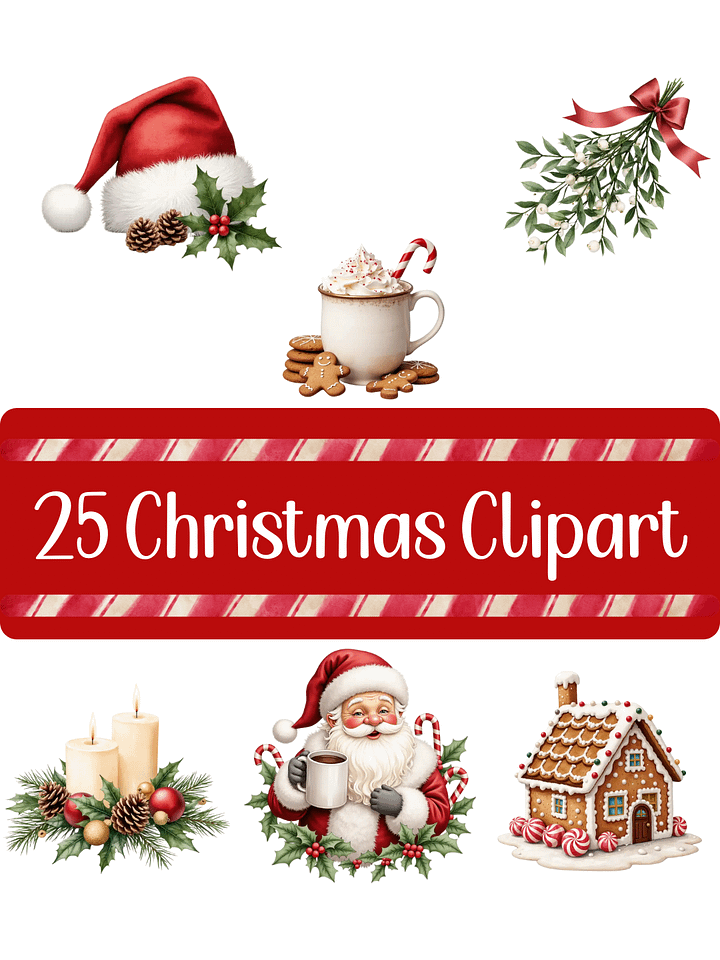 Christmas Clipart - 25 images product image (1)