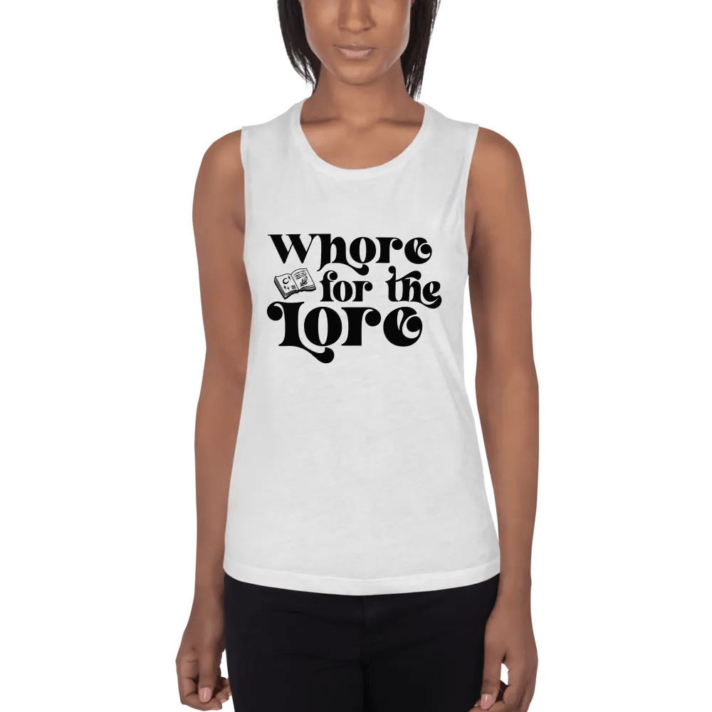 Whore for the Lore Flowy Muscle Tank product image (13)