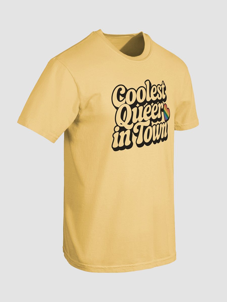 Coolest Queer in Town Rainbow Heart T-Shirt product image (56)