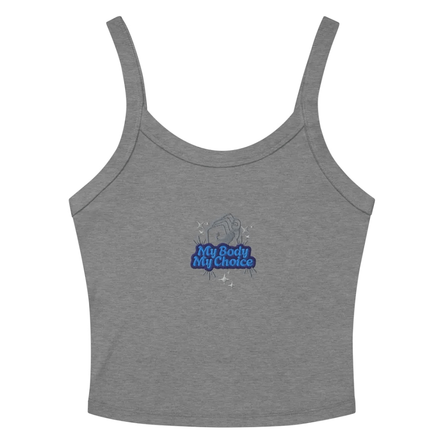 "My Body My Choice" Embroidered Tank Top product image (13)