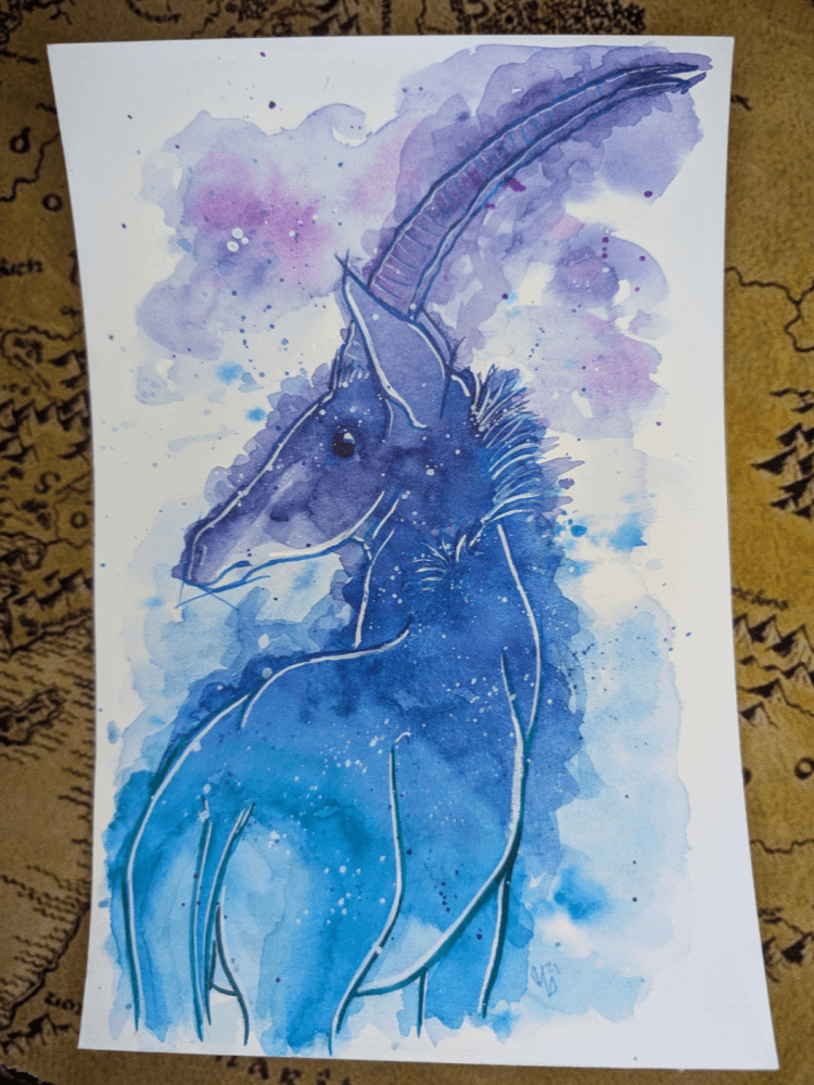 Sable Antelope in Blue and Purple product image (1)