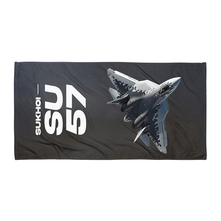 Su-57 "Felon" Beach Towel product image (2)