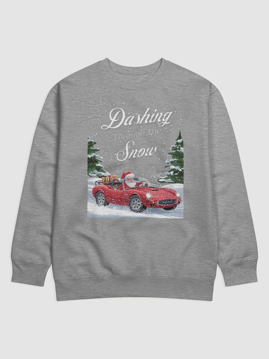 Dashing Through The Snow - Santa In A Red Convertible Sweatshirt product image (2)