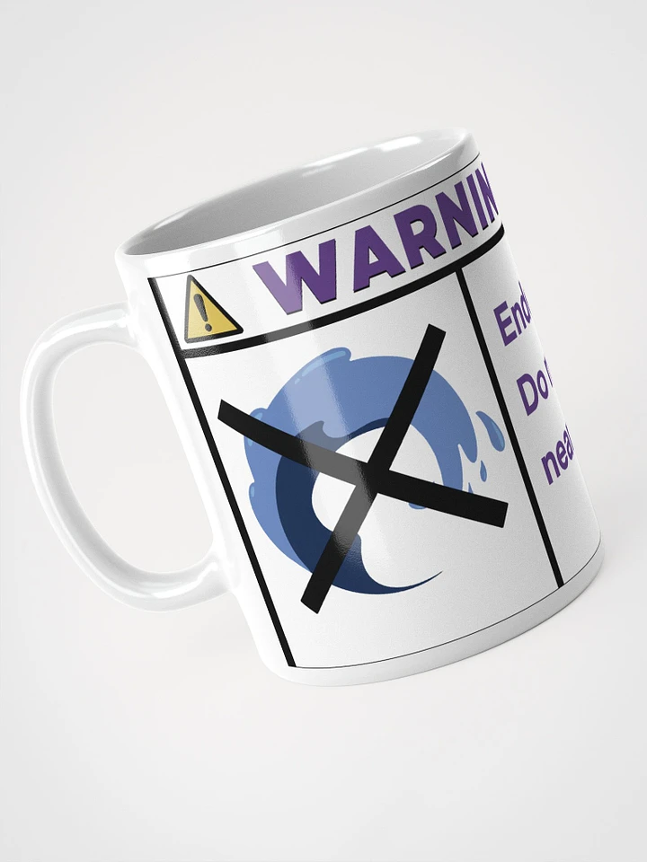 WARNING: Enderman Glossy Mug product image (1)