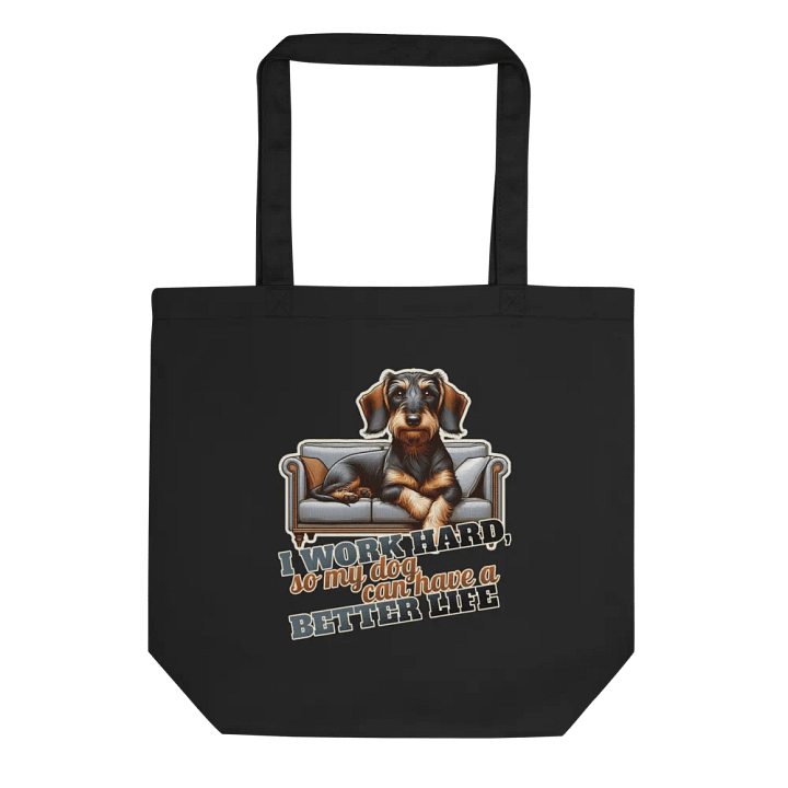 Hard Work for Paws: Eco-Friendly Tote Bag product image (1)