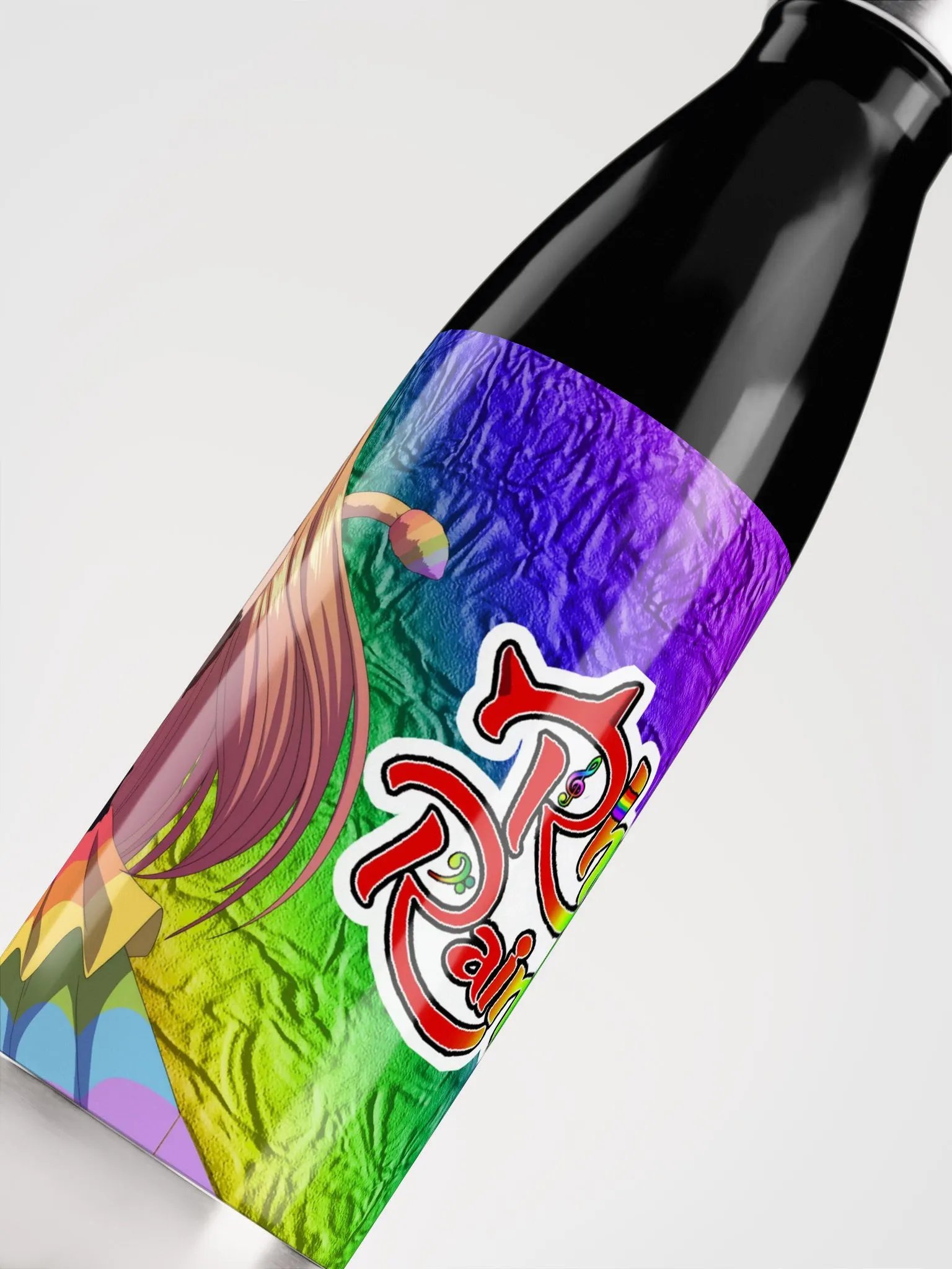 🌈Rhea Rainbow Stainless Steel Water Bottle! product image (5)