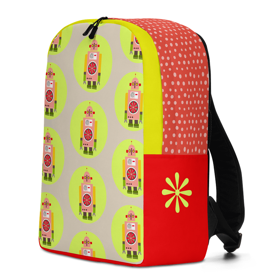 Gyro the Atomic Robot - Backpack in Lime and Red product image (2)