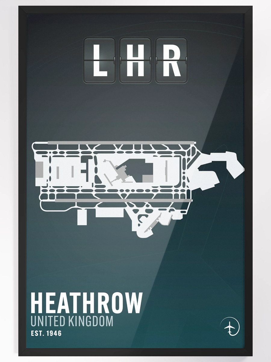 London LHR Poster (Framed) product image (4)